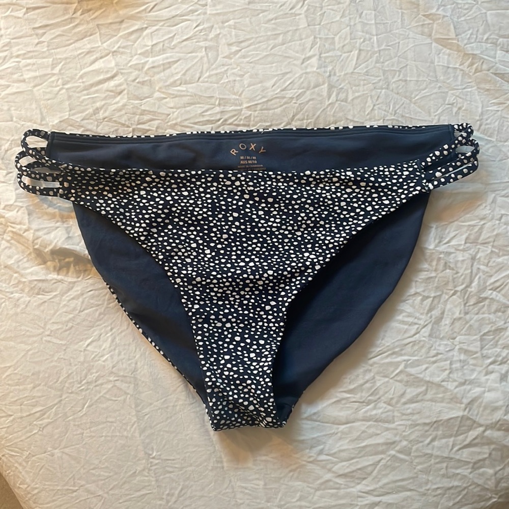 Roxy Side Strap Bikini Bottom in Mood Indigo